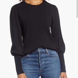 Halogen Puff Sleeve Sweater XXL